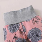 0-18 Months Newborn Baby Girl Clothing Long Sleeve Romper Rose Pant - Astra Wear astrawear.ca