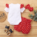 0-18 Months Newborn Baby Girl Cute Polka Dot Summer Outfit Set Short - Astra Wear astrawear.ca