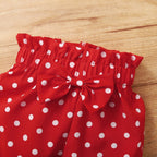0-18 Months Newborn Baby Girl Cute Polka Dot Summer Outfit Set Short - Astra Wear astrawear.ca