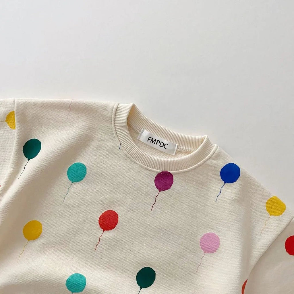 0-3 Age Baby Clothes Leisure Wear Kids Girl Boys Printed Balloon Cute - Astra Wear astrawear.ca