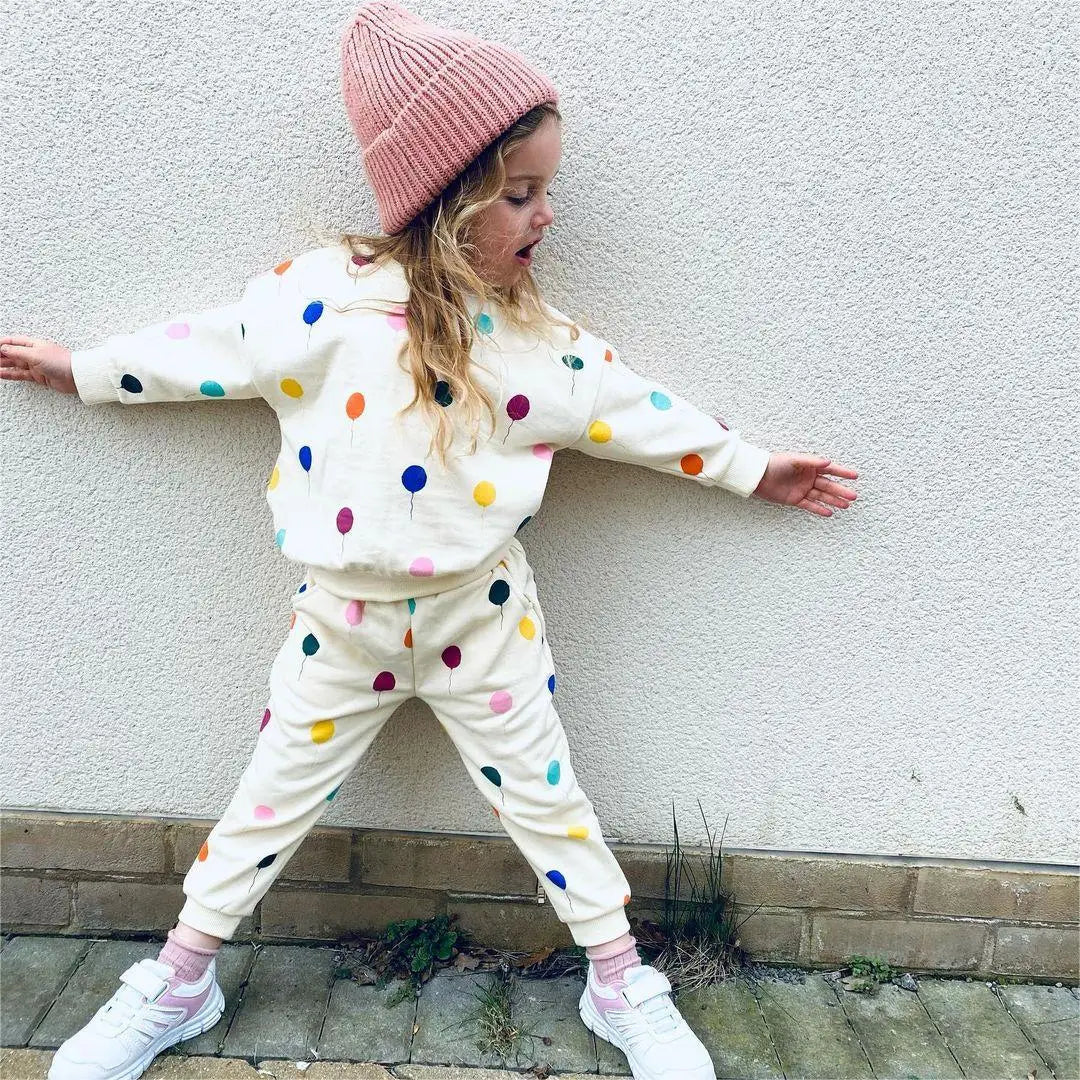 0-3 Age Baby Clothes Leisure Wear Kids Girl Boys Printed Balloon Cute - Astra Wear astrawear.ca