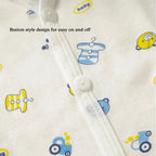 0-3 Month Baby Clothes Newborn Cartoon Home Underwear Cotton Button Baby Clothes Girls Boys Long Sleeve Top + Long Pants - Astra Wear astrawear.ca