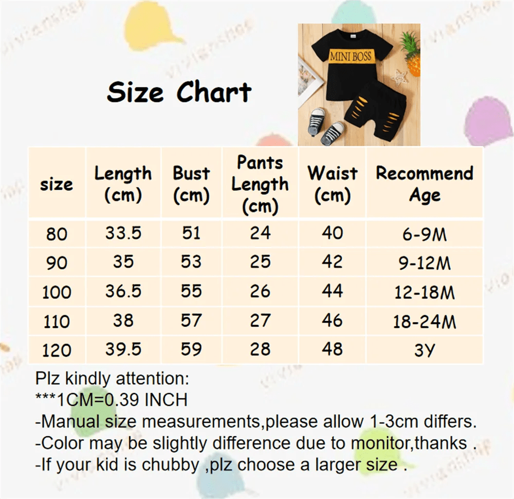 0-3 Years Toddler Newborn Baby Boy 2PCS Clothes Set Summer Casual - Astra Wear astrawear.ca