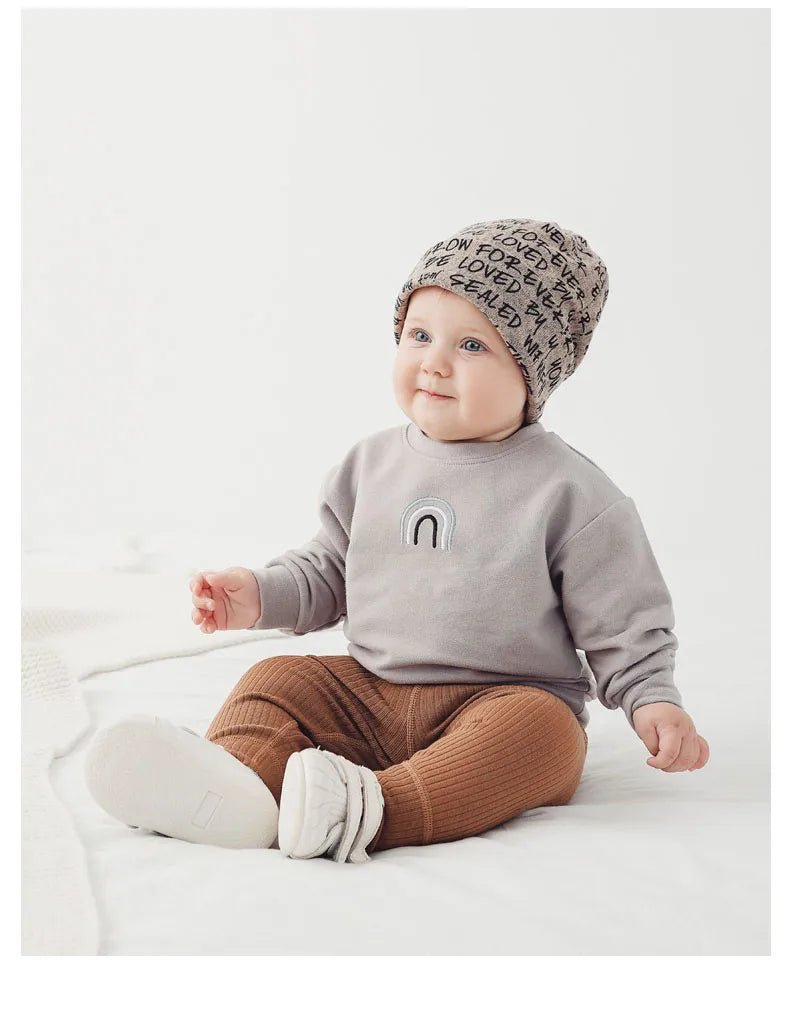 0-3T Newborn Kid Baby Boy Girl Clothes Autumn Winter Pullover Sweatshirt Long Sleeve Loose Hoodie New Born Cute Top Outfit - Astra Wear astrawear.ca