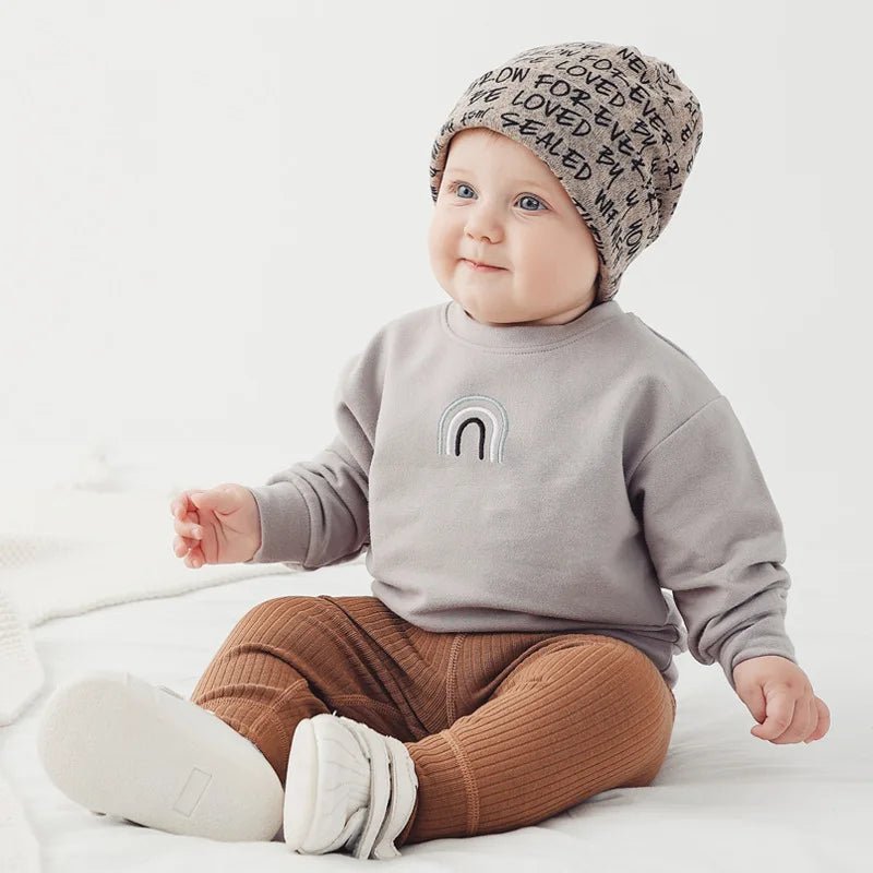 0-3T Newborn Kid Baby Boy Girl Clothes Autumn Winter Pullover Sweatshirt Long Sleeve Loose Hoodie New Born Cute Top Outfit - Astra Wear astrawear.ca