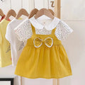 0-4Y Baby Girl Dress Cute A-Line Princess Costume Casual Striped Cotton Children Clothing Infant Outfit Vestidos Kid Girl A1158 - Astra Wear astrawear.ca