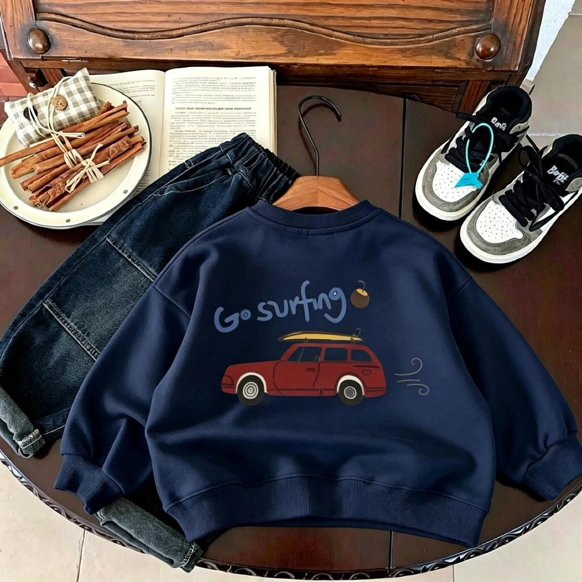 0-6 Year Old Children Clothing Fashion Sweatshirts Autumn Loose Casual Long Sleeve Hoodie O-neck Tops Toddler Costume Sweatshirt - Astra Wear astrawear.ca