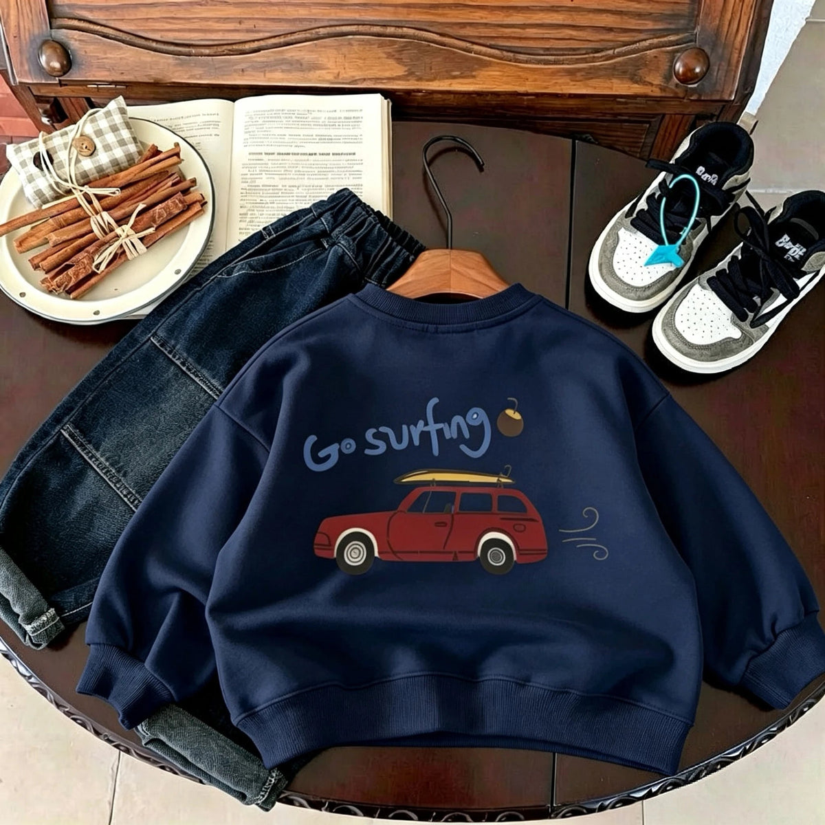 0-6 Year Old Children Clothing Fashion Sweatshirts Autumn Loose Casual Long Sleeve Hoodie O-neck Tops Toddler Costume Sweatshirt - Astra Wear astrawear.ca