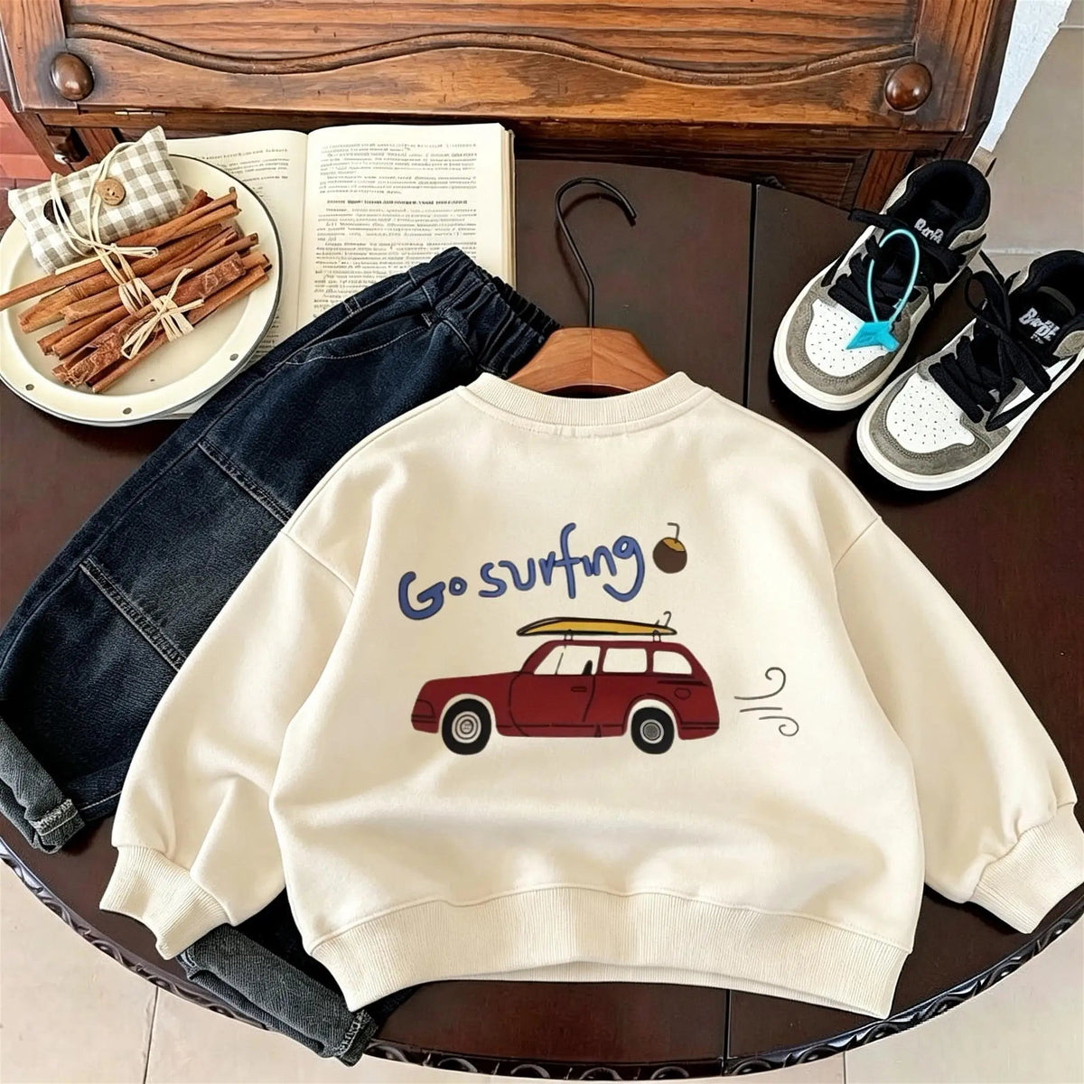0-6 Year Old Children Clothing Fashion Sweatshirts Autumn Loose Casual Long Sleeve Hoodie O-neck Tops Toddler Costume Sweatshirt - Astra Wear astrawear.ca