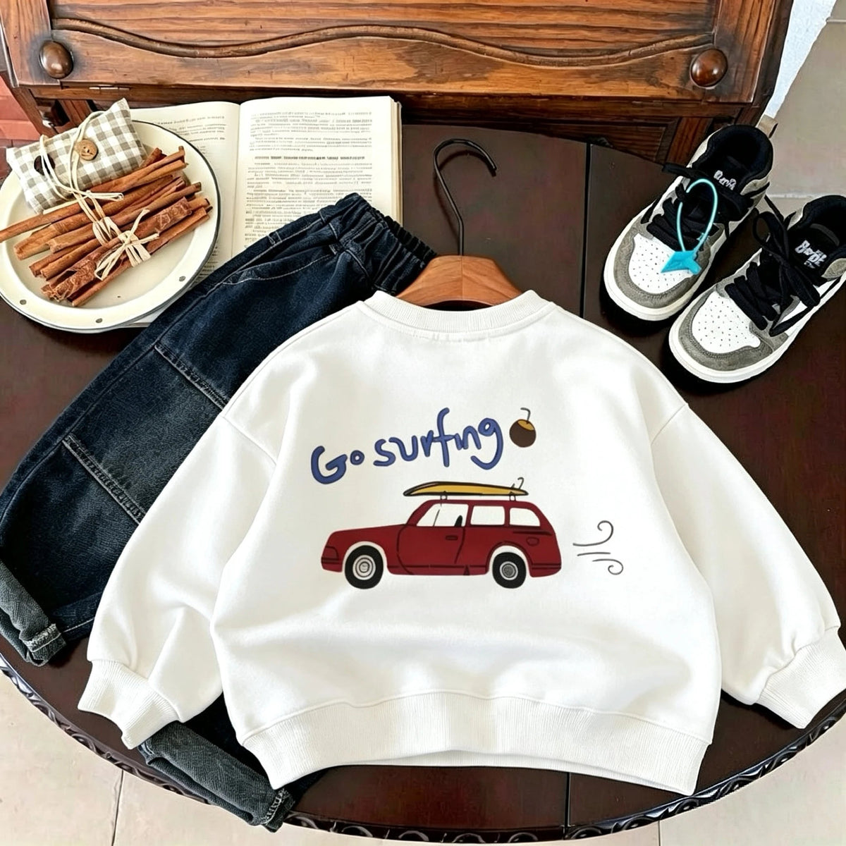 0-6 Year Old Children Clothing Fashion Sweatshirts Autumn Loose Casual Long Sleeve Hoodie O-neck Tops Toddler Costume Sweatshirt - Astra Wear astrawear.ca
