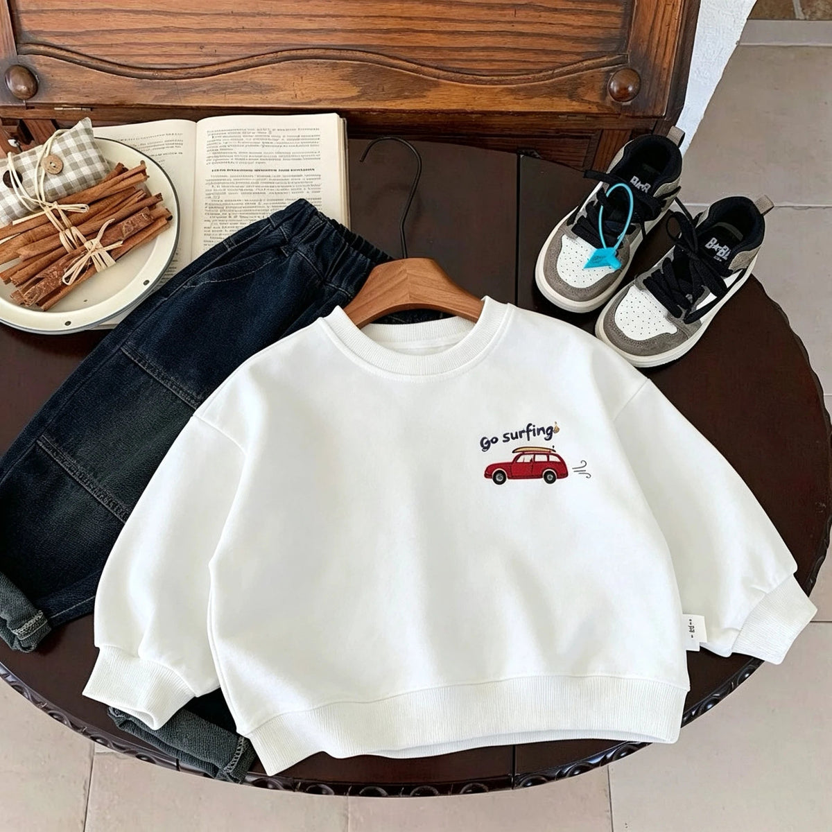 0-6 Year Old Children Clothing Fashion Sweatshirts Autumn Loose Casual Long Sleeve Hoodie O-neck Tops Toddler Costume Sweatshirt - Astra Wear astrawear.ca
