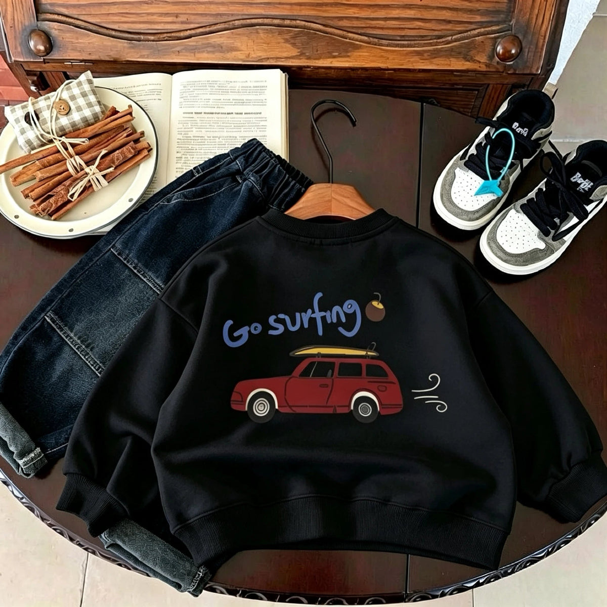 0-6 Year Old Children Clothing Fashion Sweatshirts Autumn Loose Casual Long Sleeve Hoodie O-neck Tops Toddler Costume Sweatshirt - Astra Wear astrawear.ca
