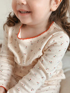 1-6T Toddler Kid Baby Girl Clothes Set Summer 100% Cotton Long Sleeve T Shirt Top Pant Suit Homewear Stretch 2pcs Pajamas Set - Astra Wear astrawear.ca