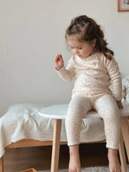 1-6T Toddler Kid Baby Girl Clothes Set Summer 100% Cotton Long Sleeve T Shirt Top Pant Suit Homewear Stretch 2pcs Pajamas Set - Astra Wear astrawear.ca