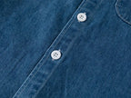 100% Cotton Boys Demin Shirt Kids Coat Toddlers 2 to 3 4 5 6 7 Years Dark Blue Boy Jean Jacket Spring Autumn Children's Clothing - Astra Wear astrawear.ca