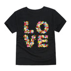 100% Cotton Toddler Girl T Shirt 2 to 3 4 5 6 7 8 9 10 11 12 13 14 Years Pink White Tshirt Flower Print Teenage Girls Tee Shirts - Astra Wear astrawear.ca