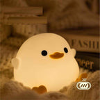 Veilleuse Canard Silicone Doudou – Lampe Ambiance Enfant Rechargeable