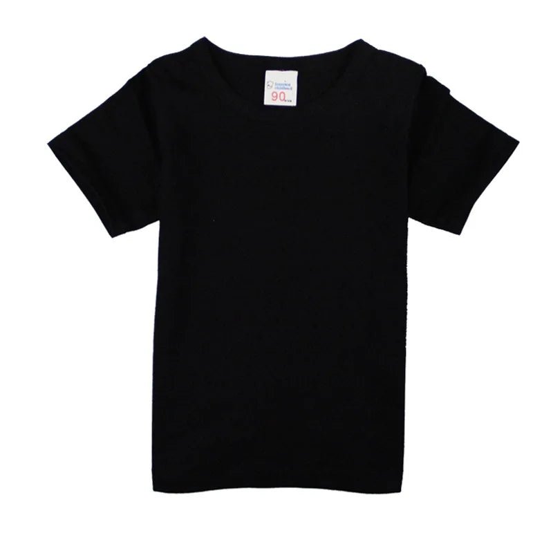 2-16 Years Boys Tshirts Cotton Short Sleeve Girls Clothes Summer Solid T-shirt Teenage Children Tees Kids Korean Top Baby Cloth - Astra Wear astrawear.ca