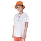 2-16 Years Boys Tshirts Cotton Short Sleeve Girls Clothes Summer Solid T-shirt Teenage Children Tees Kids Korean Top Baby Cloth - Astra Wear astrawear.ca