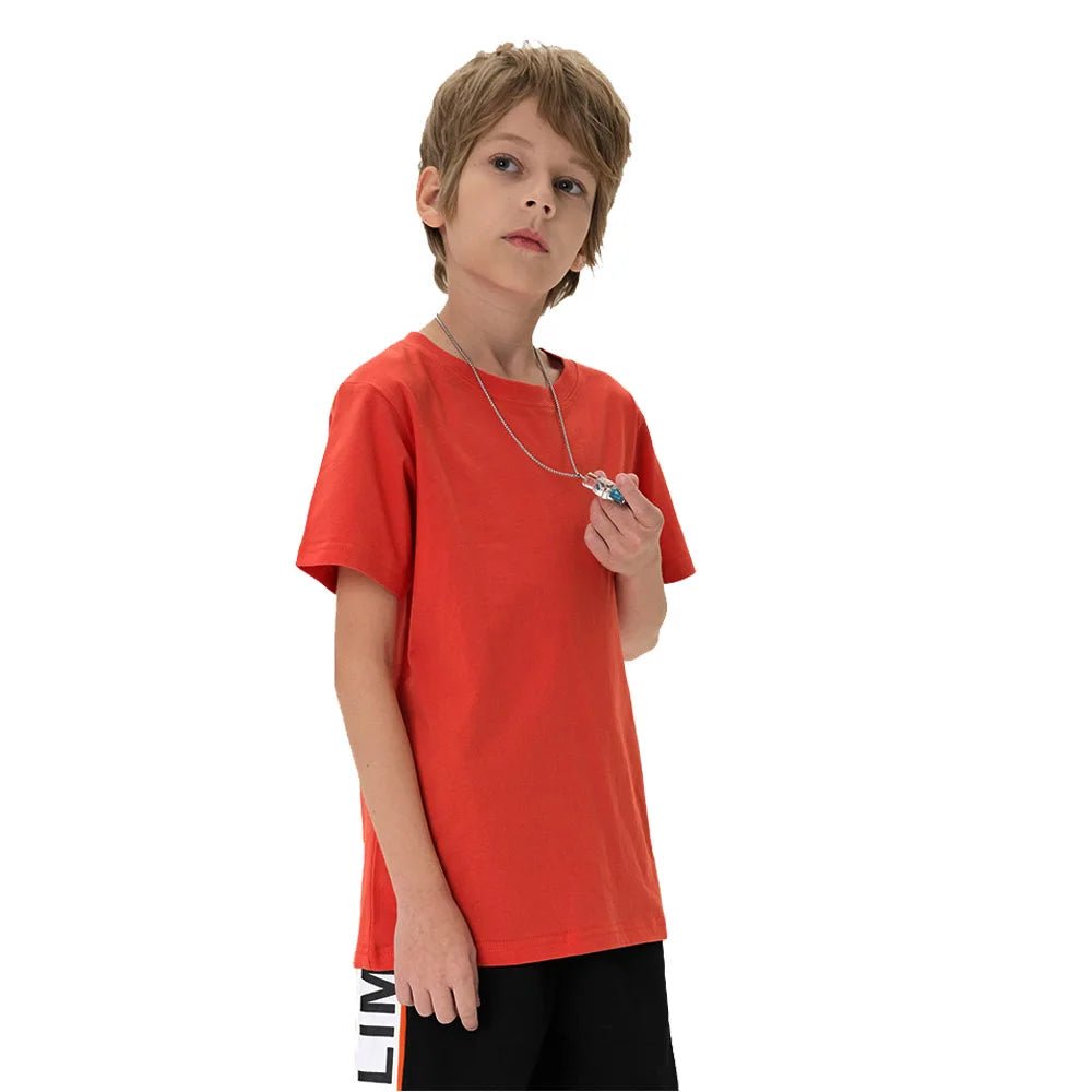 2-16 Years Boys Tshirts Cotton Short Sleeve Girls Clothes Summer Solid T-shirt Teenage Children Tees Kids Korean Top Baby Cloth - Astra Wear astrawear.ca
