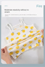 2024 New Kids Tops+shorts Set Summer Thin Baby Cotton Vest Sleeveless - Astra Wear astrawear.ca