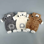 Combinaison Bébé Coton Épais – Pyjama Hiver À Capuche Zipper 66-100cm