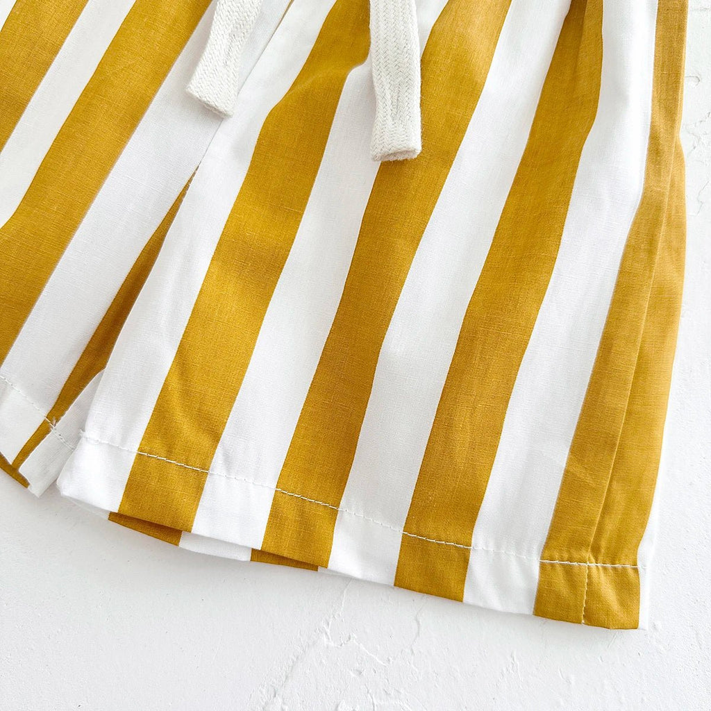2PCS Infant Outfit Suit 0-3Y Newborn Boys Clothes Sets New Summer T-shirt Baby Clothes Set Letter New York T-shirt Stripe Shorts - Astra Wear astrawear.ca