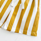 2PCS Infant Outfit Suit 0-3Y Newborn Boys Clothes Sets New Summer T-shirt Baby Clothes Set Letter New York T-shirt Stripe Shorts - Astra Wear astrawear.ca