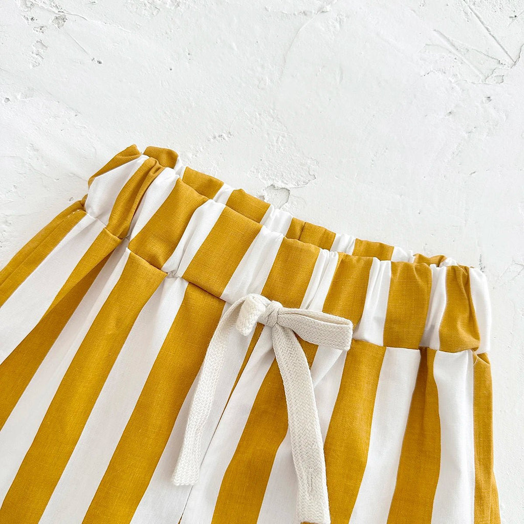 2PCS Infant Outfit Suit 0-3Y Newborn Boys Clothes Sets New Summer T-shirt Baby Clothes Set Letter New York T-shirt Stripe Shorts - Astra Wear astrawear.ca
