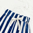 2PCS Infant Outfit Suit 0-3Y Newborn Boys Clothes Sets New Summer T-shirt Baby Clothes Set Letter New York T-shirt Stripe Shorts - Astra Wear astrawear.ca