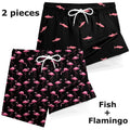 3D Print 2 in 1 Mens Swim Trunks Summer Quick Dry Beach Shorts with - Astra Wear astrawear.ca