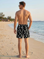 3D Print 2 in 1 Mens Swim Trunks Summer Quick Dry Beach Shorts with - Astra Wear astrawear.ca