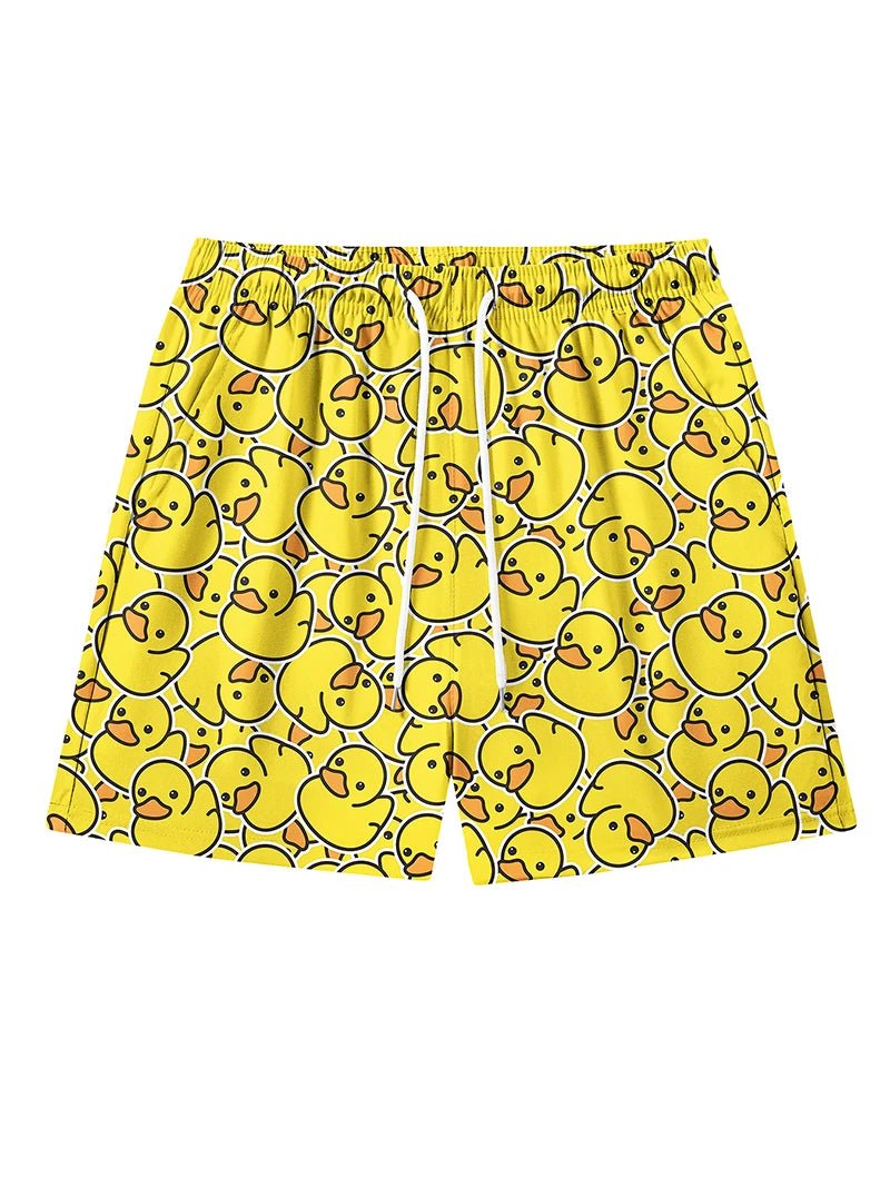 3D Print 2 in 1 Mens Swim Trunks Summer Quick Dry Beach Shorts with - Astra Wear astrawear.ca
