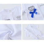 4PCS/lot White Baby Clothes Set Boys Roupa De Bebes Baby Girls - Astra Wear astrawear.ca