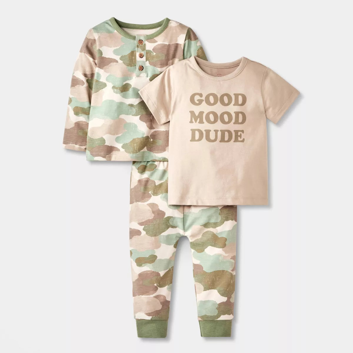 Baby Boys' 3Pc Top & Bottom Set - Cat & Jack