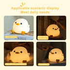 Veilleuse Canard Silicone Doudou – Lampe Ambiance Enfant Rechargeable