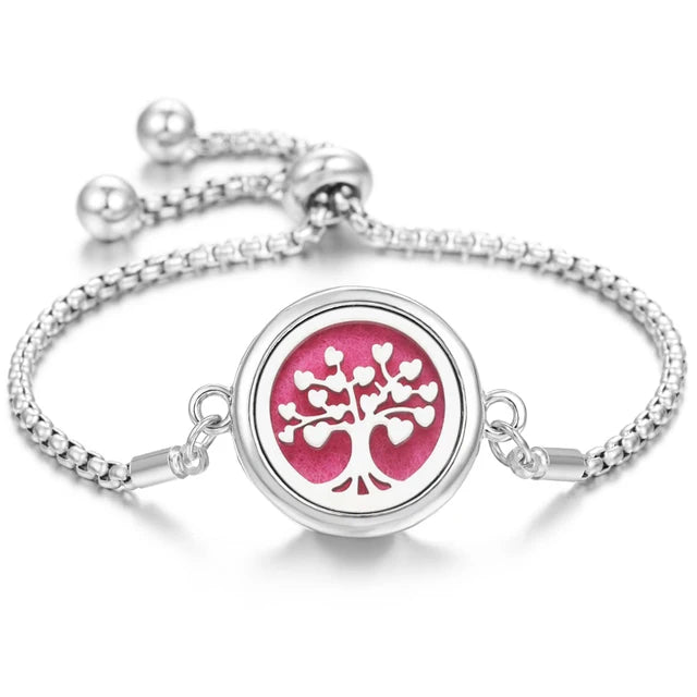 Bracelet Diffuseur Parfum Acier Inoxydable – Aromatherapie Huiles Essentielles