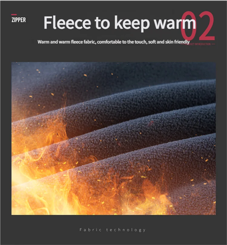 Thickened Fleece Double-sided Fleece Jacket for Men Casual Loose Autumn Winter Warm Clothing Norway Single Imported Sweatshirt