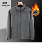 Thickened Fleece Double-sided Fleece Jacket for Men Casual Loose Autumn Winter Warm Clothing Norway Single Imported Sweatshirt