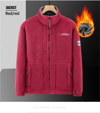 Thickened Fleece Double-sided Fleece Jacket for Men Casual Loose Autumn Winter Warm Clothing Norway Single Imported Sweatshirt