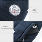Thickened Fleece Double-sided Fleece Jacket for Men Casual Loose Autumn Winter Warm Clothing Norway Single Imported Sweatshirt