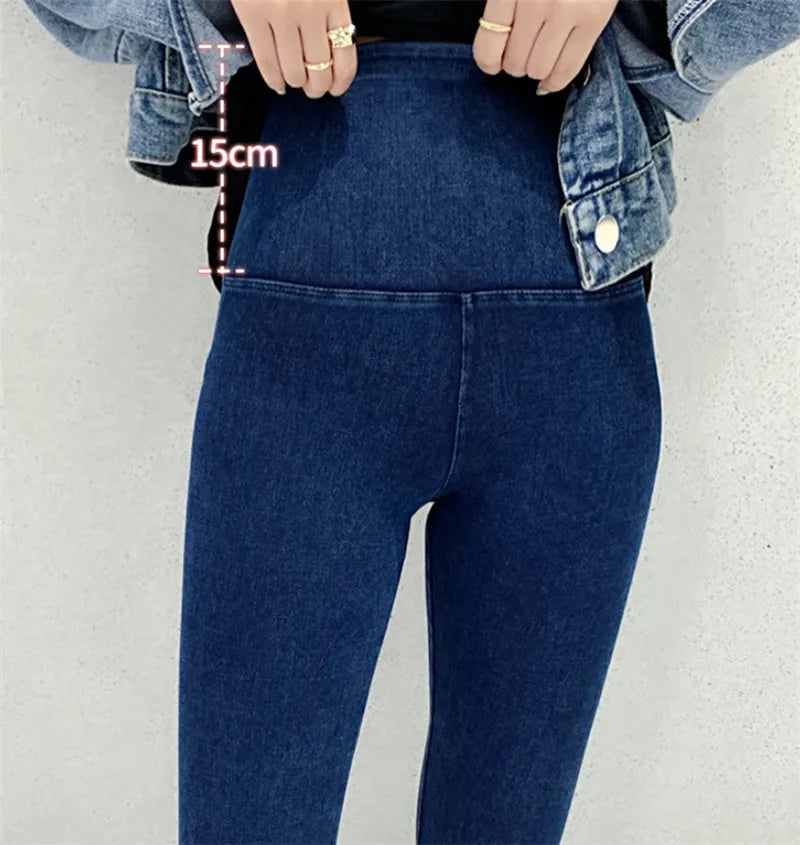 Women  Jegging Jeans High Waisted Fashion  Denim Pants Good Stretchy Streetwear Running Sports Casual Body Shaping Pants Legging