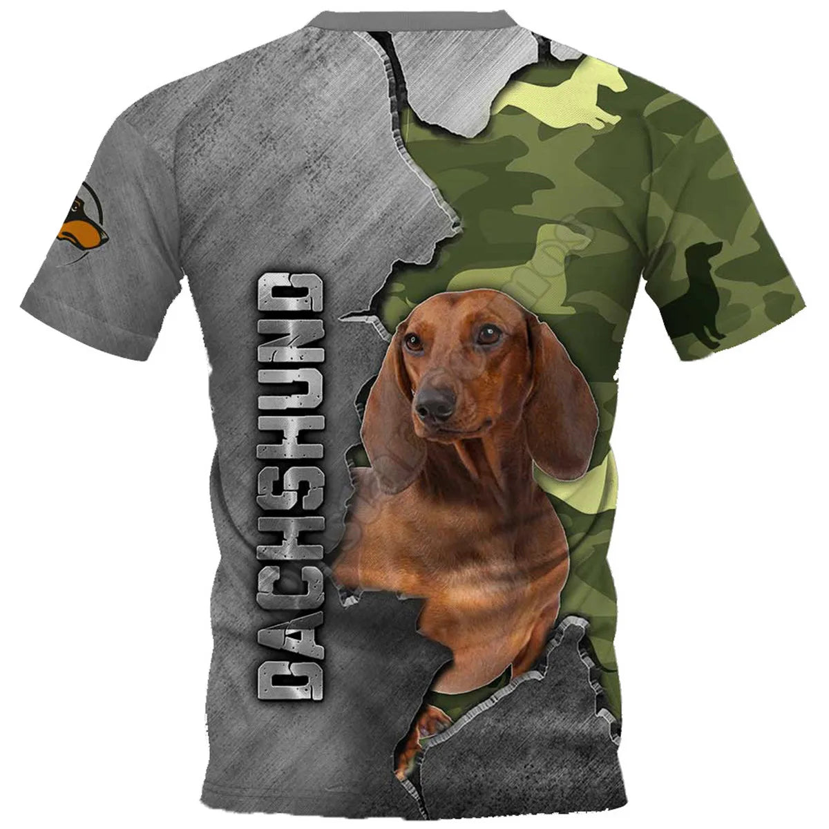 Dachshund 3D Printed t shirts women for men Summer Casual Tees Short Sleeve T-shirts Funny Short Sleeve Drop Shipping 02