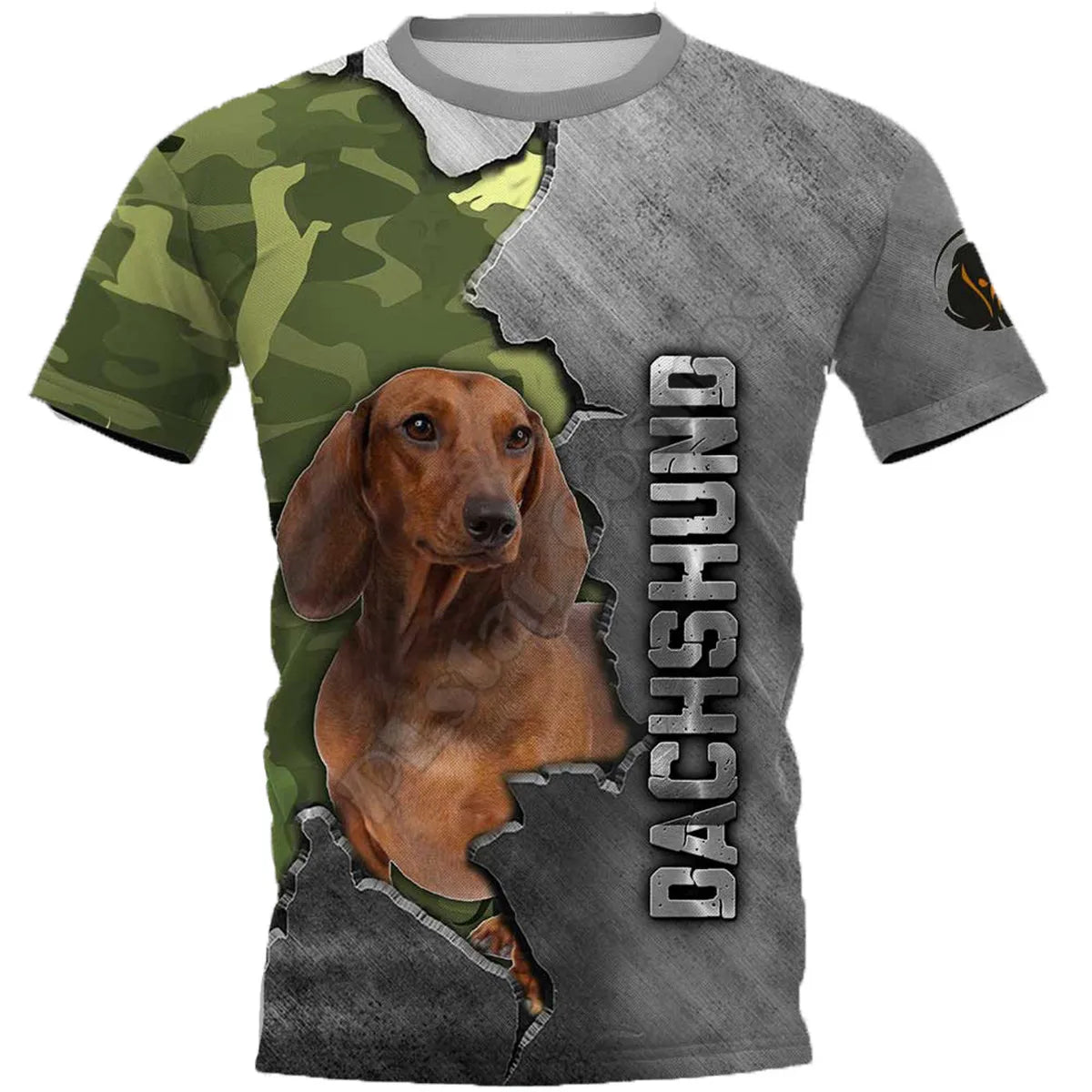 Dachshund 3D Printed t shirts women for men Summer Casual Tees Short Sleeve T-shirts Funny Short Sleeve Drop Shipping 02