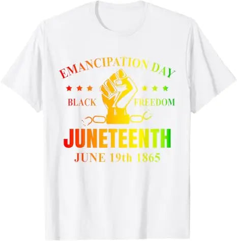 Free Shipping Juneteenth June 1865 Black History African American Freedom Free-ish T-Shirt