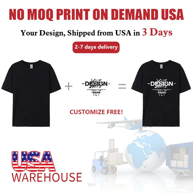 USA Warehouse Custom logo Printing Printed Youth Child Plain White Children 100% Cotton Tee t Shirts T-shirt for Kids Boys Girl