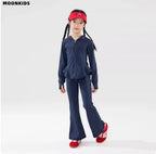 High Quality Kids Backless Boutique Yoga Set Summer Children Athletic