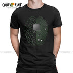 Men T-Shirts The Brain Electronic Circuit Board Novelty Tees Computer