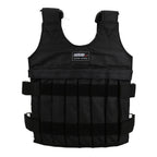 Gilet Lesté Réglable – Entraînement Boxe Fitness Charge Jusqu’à 50 kg