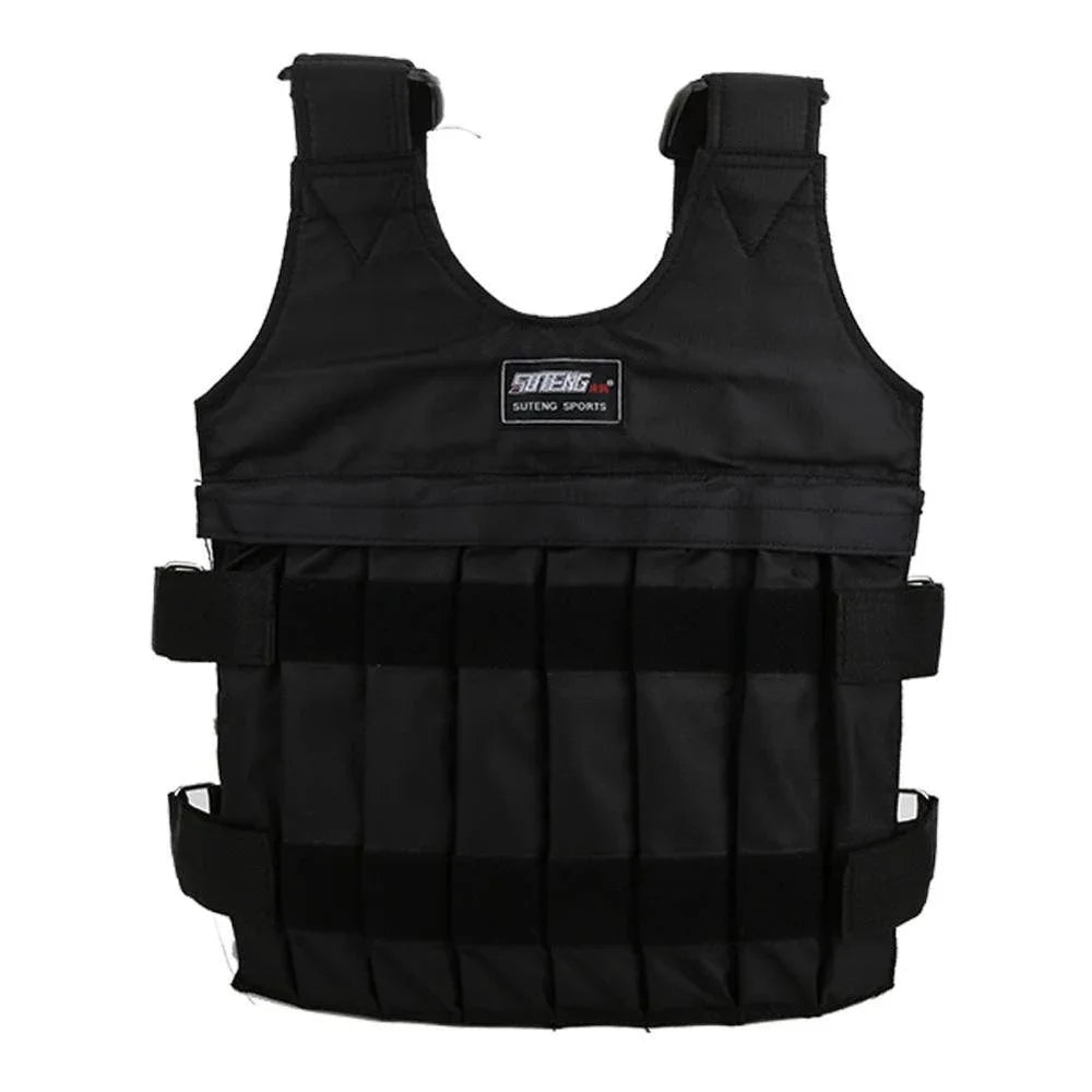 Gilet Lesté Réglable – Entraînement Boxe Fitness Charge Jusqu’à 50 kg